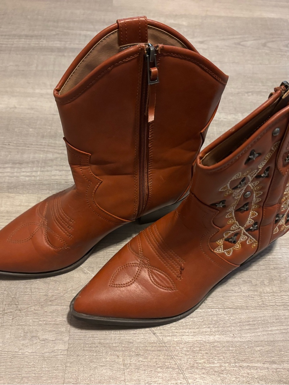 Sam And Libby Boots Size 9 Western Embroidery Cowboy Cowgirl Rodeo Ranch Farm - Picture 4 of 8